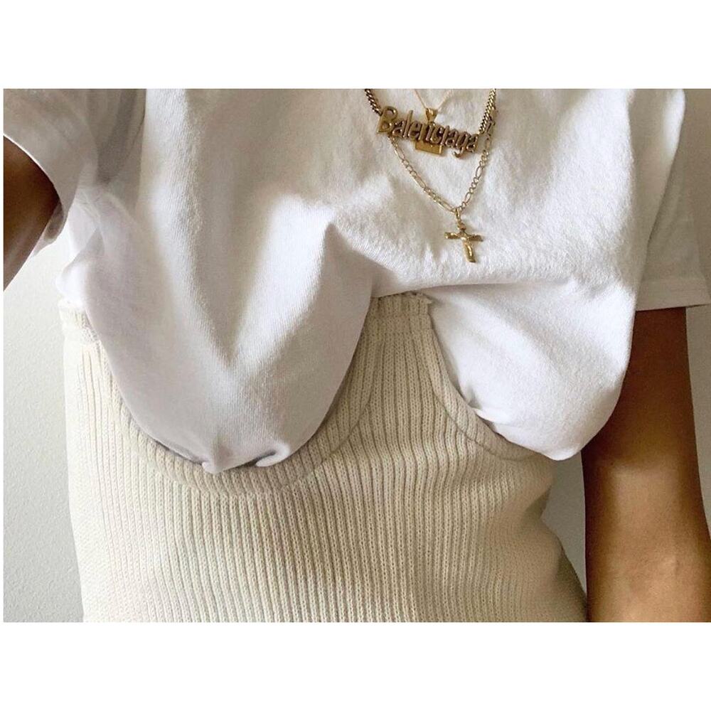 Orseund Iris Women's Cream and White Corset Size Large